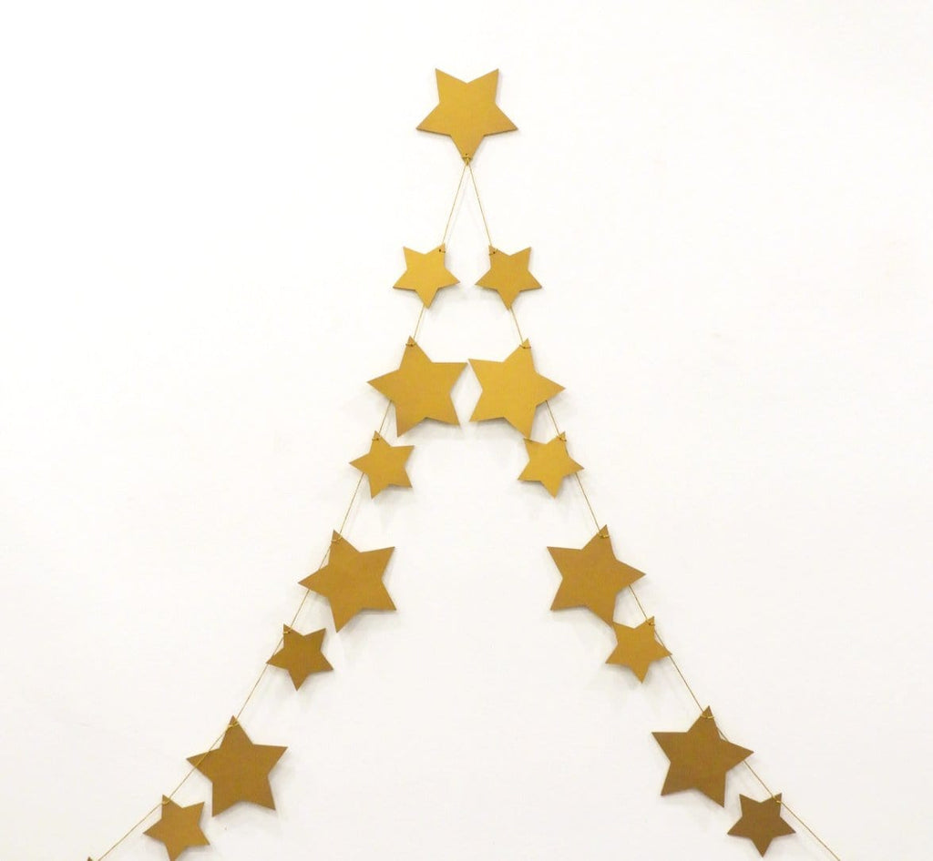 Gilded Star Nursery Garland