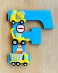 Construction Themed Wall Letters
