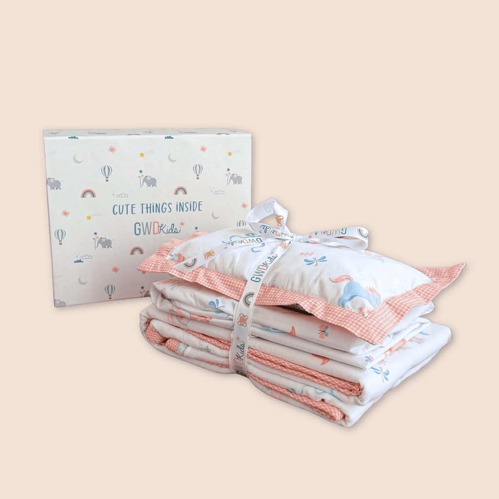 Unicorn Bows Bedding Set