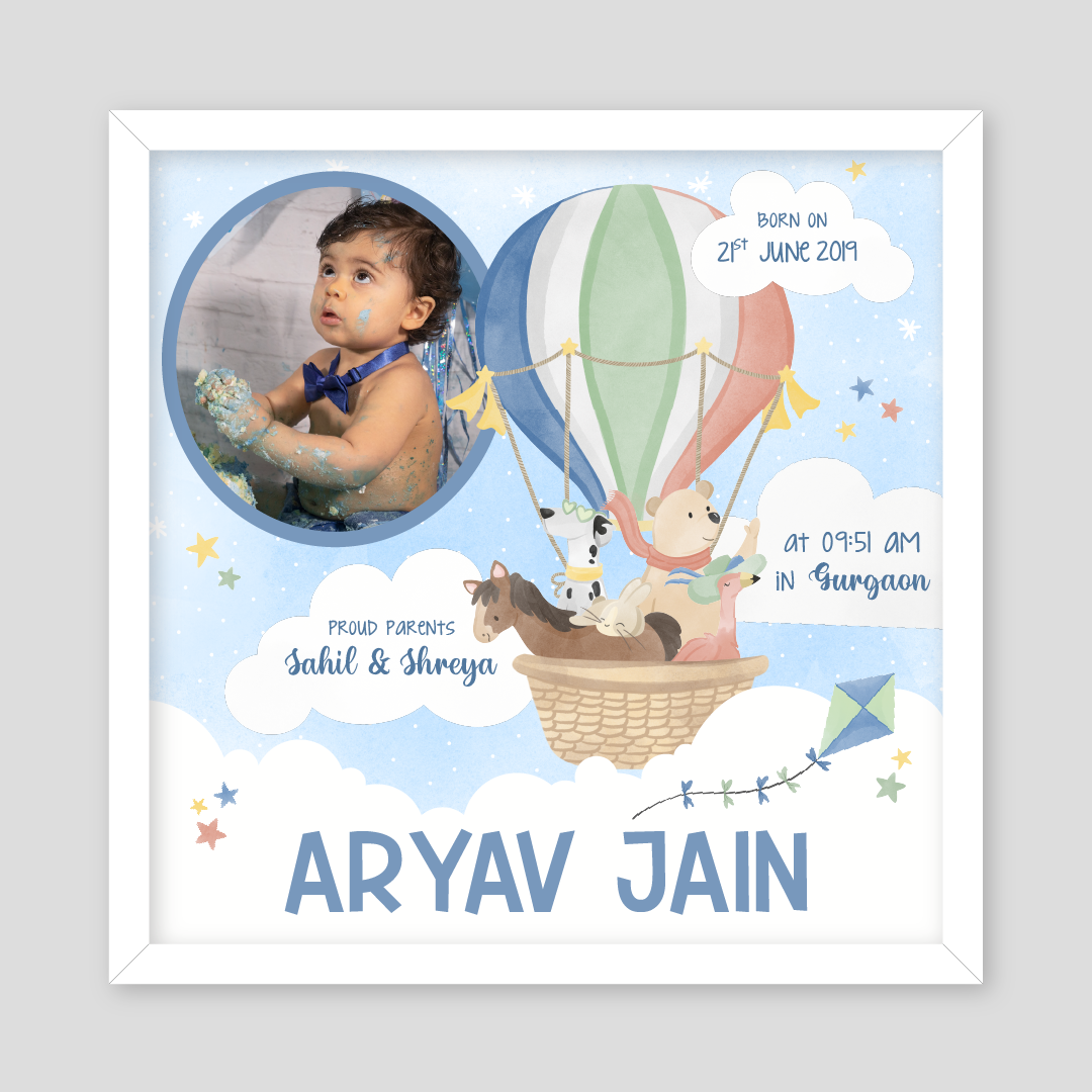 Birth Detail Memory Frame