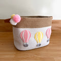 Pink Balloon Storage Basket