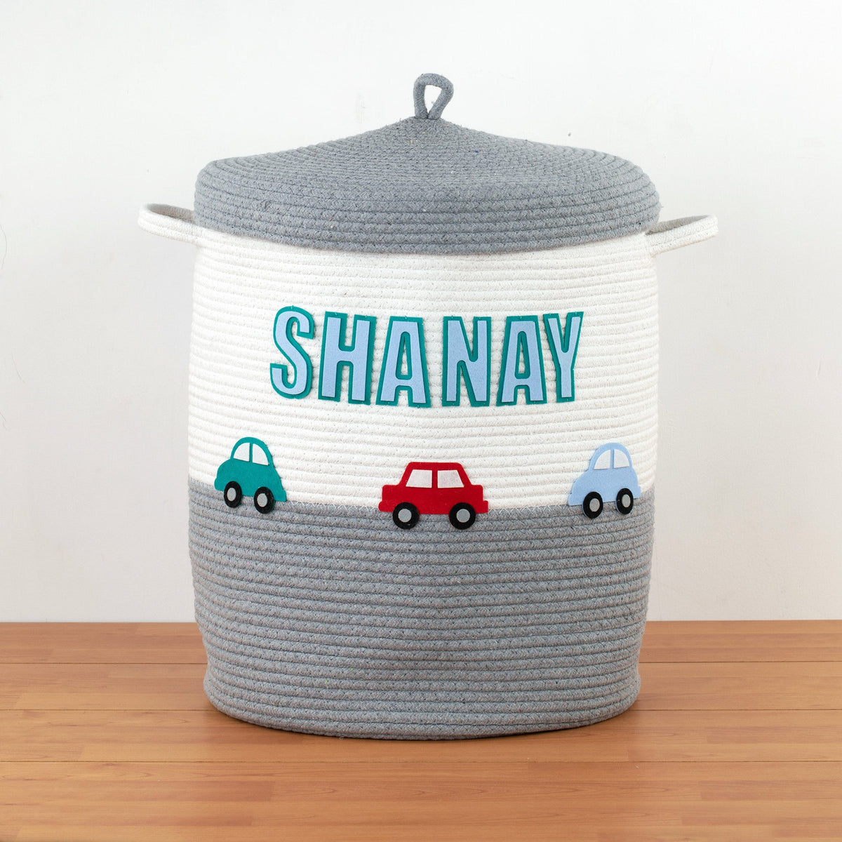 Cars Grey Storage Basket