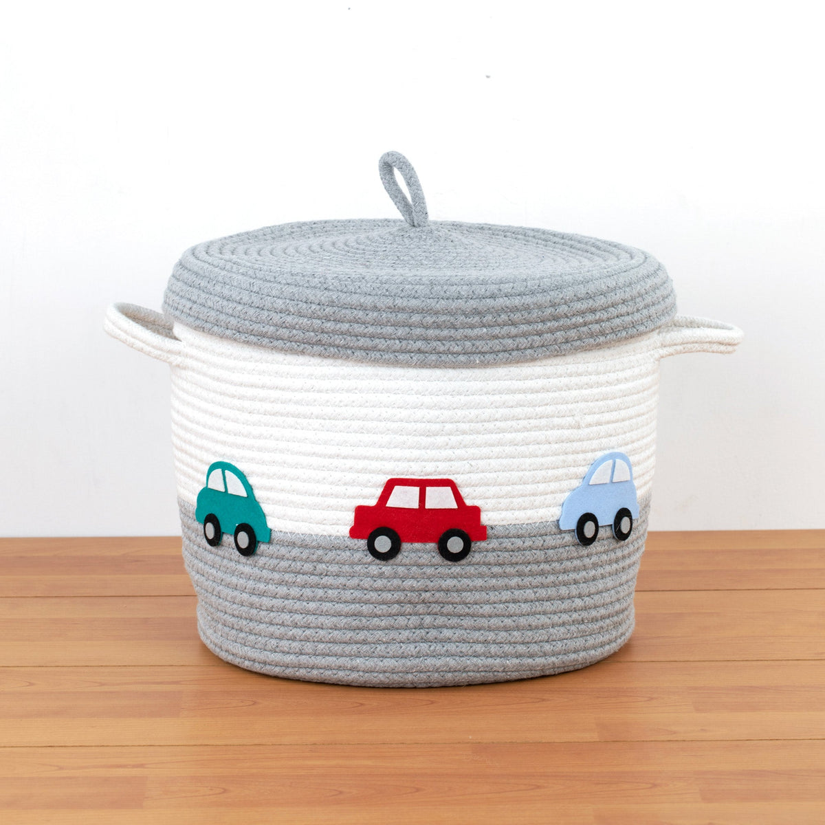 Cars Grey Storage Basket