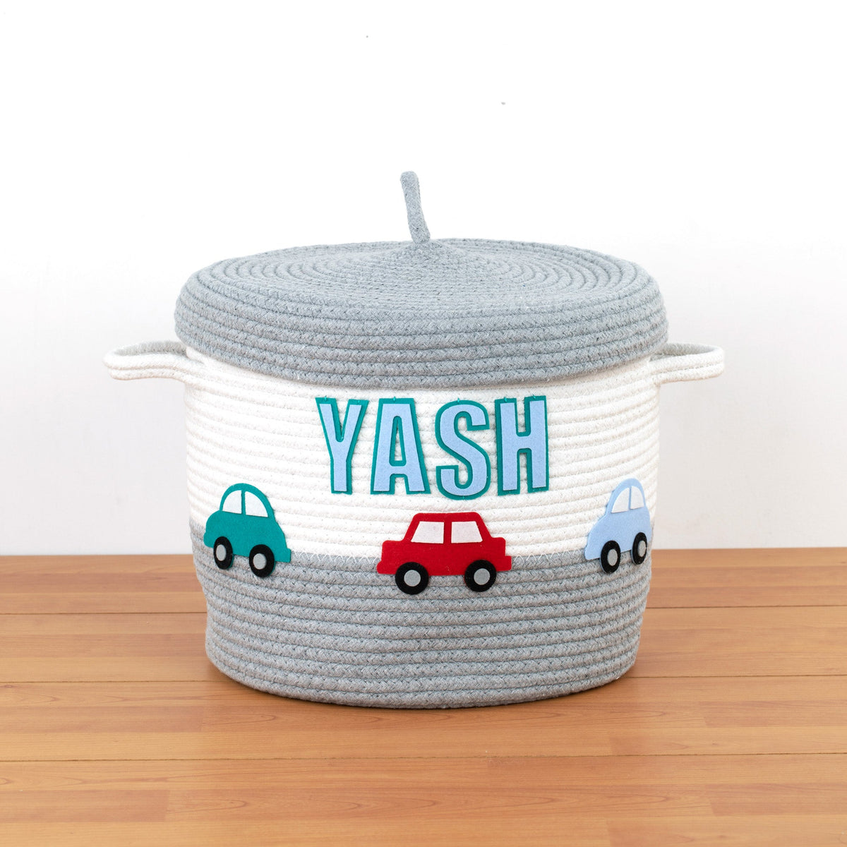 Cars Grey Storage Basket