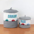 Cars Grey Storage Basket