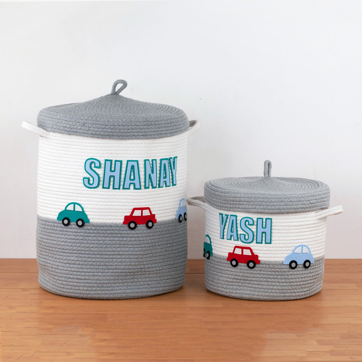 Cars Grey Storage Basket