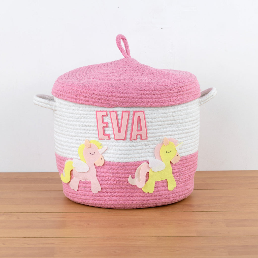 Unicorn Rope Storage Basket