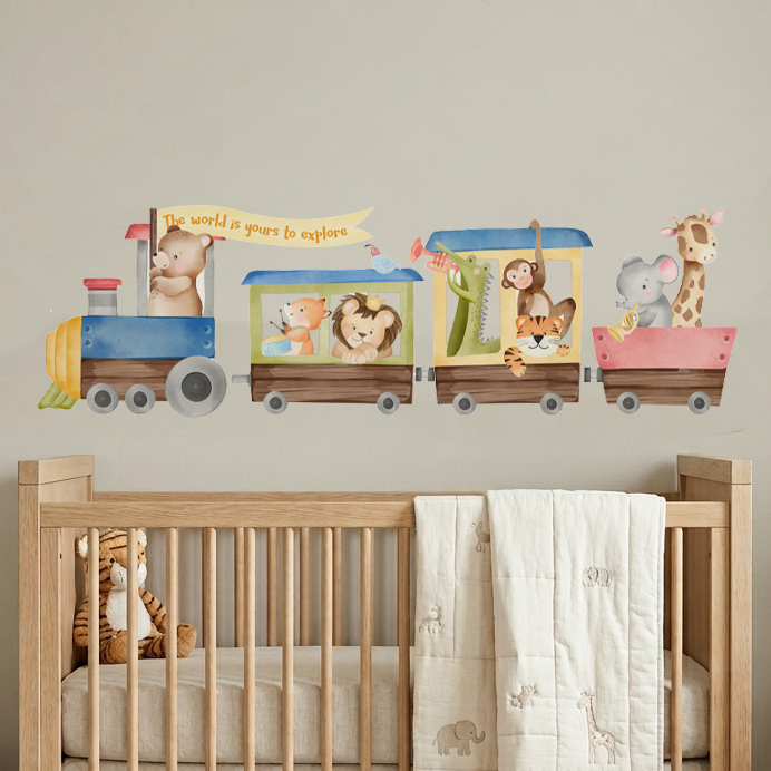 Train Decal Wall Stickers