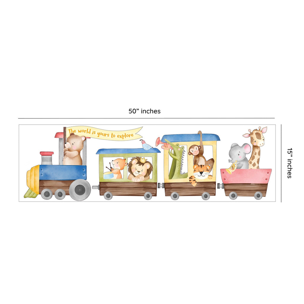 Train Decal Wall Stickers