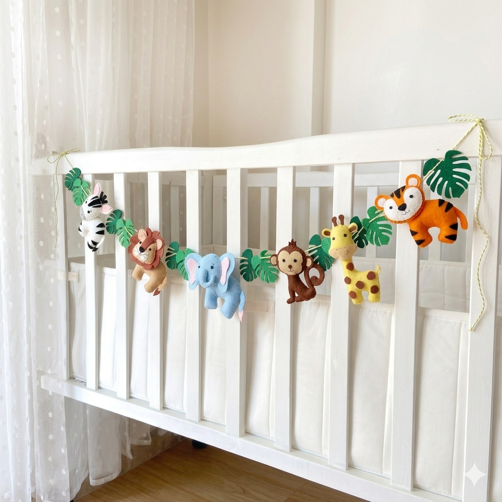 Jungle Animal Nursery Garland