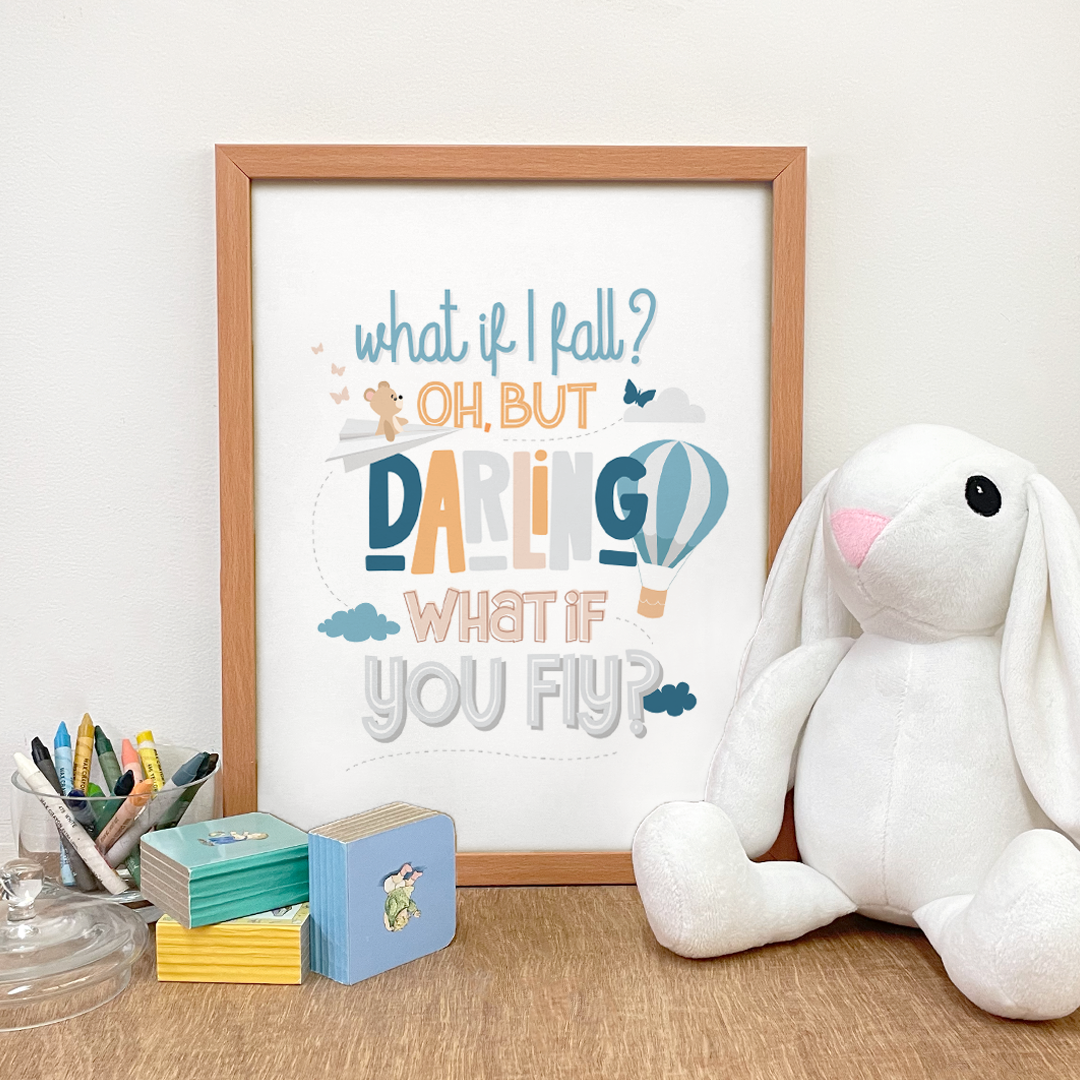 Fly Quote Wall Art
