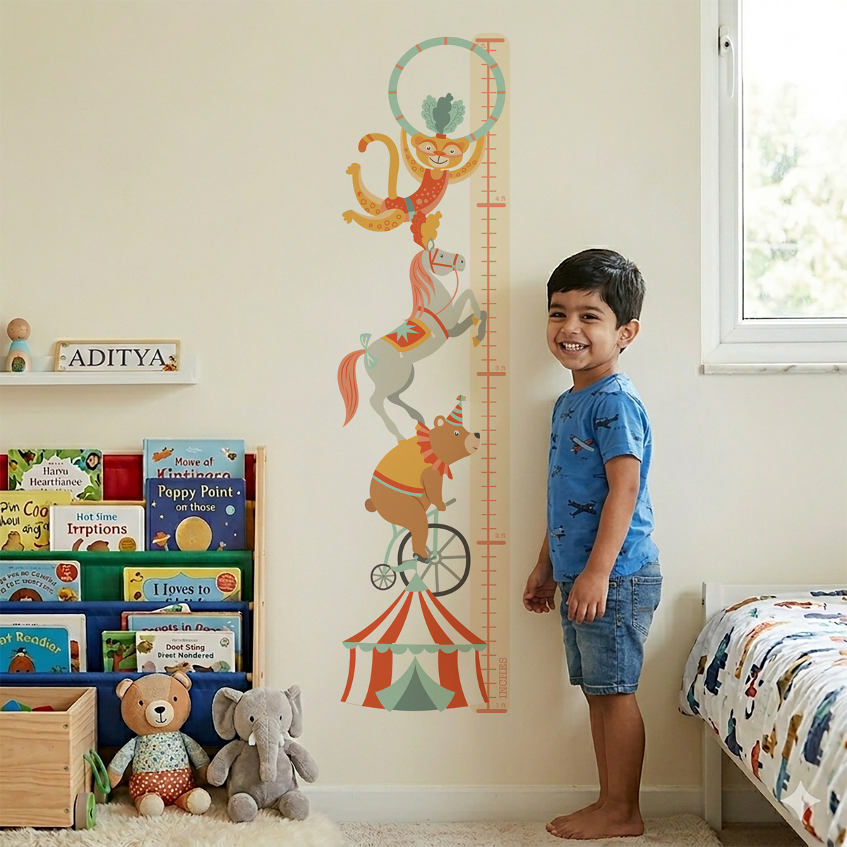 Circus Animals Height Chart