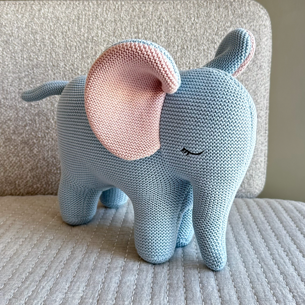 Elephant Knitted Soft Toy
