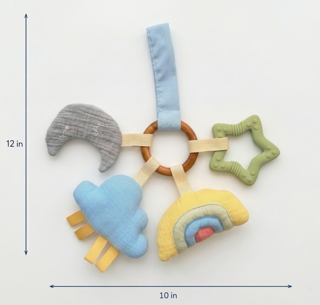 Rainbow Sensory Teether Set