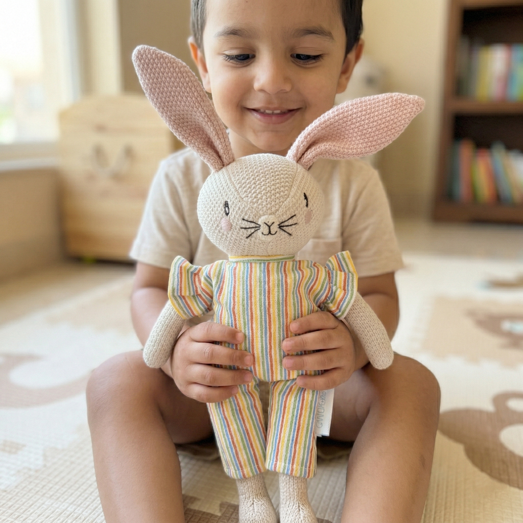 Bunny Knitted Soft Toy