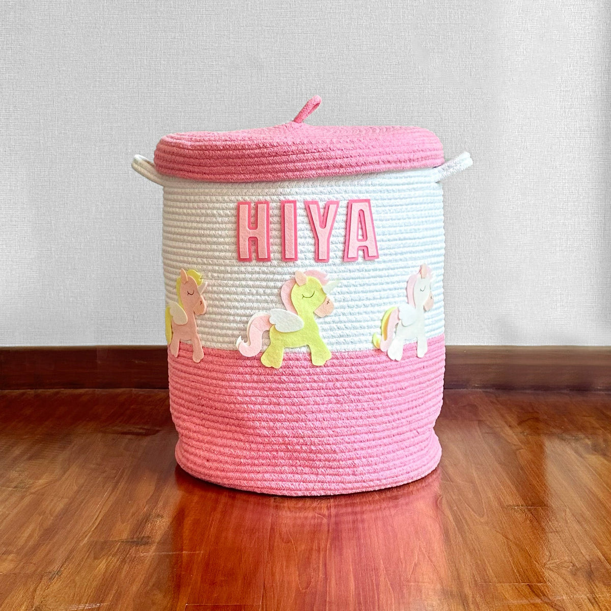 Unicorn Rope Storage Basket