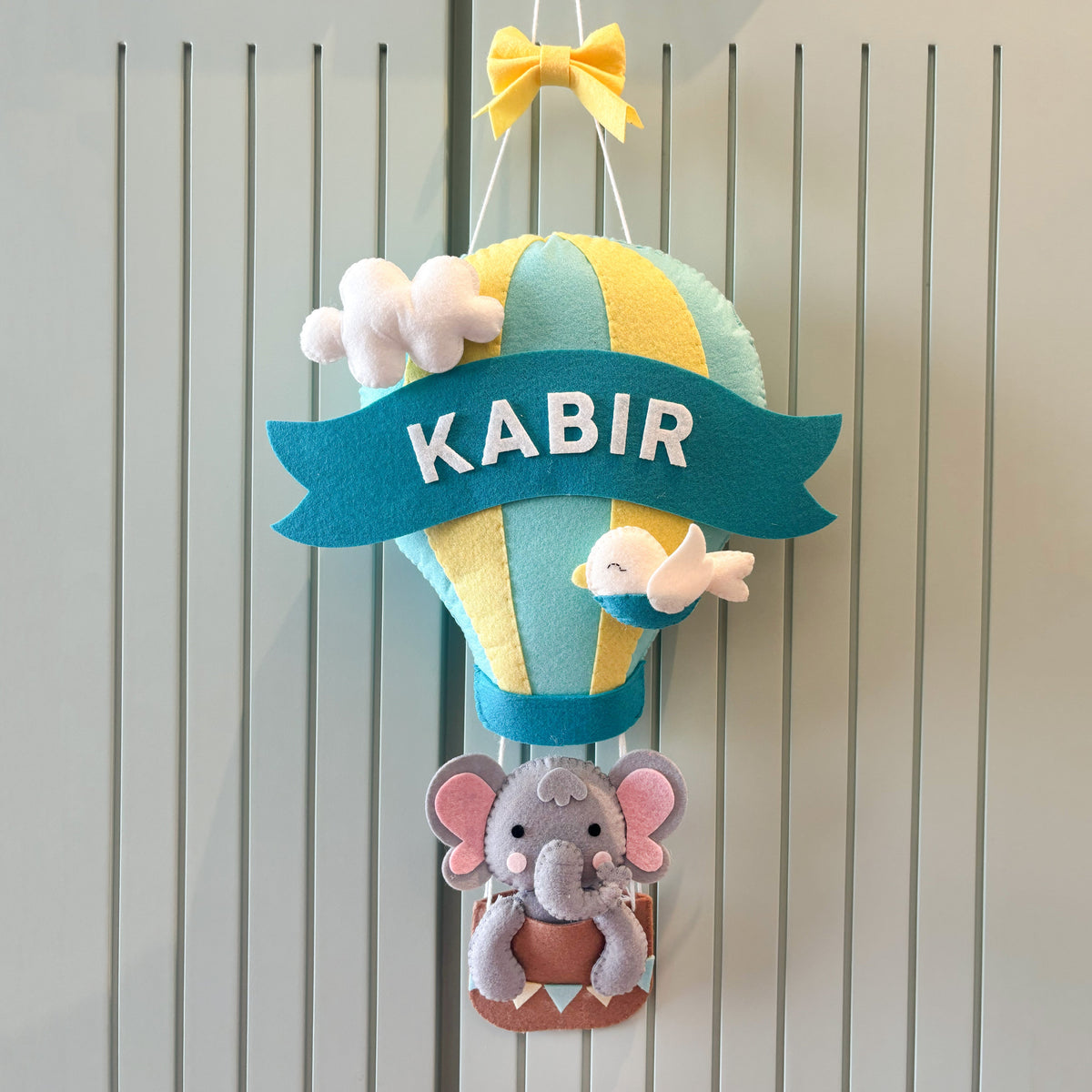 Elephant Balloon Name Hanging