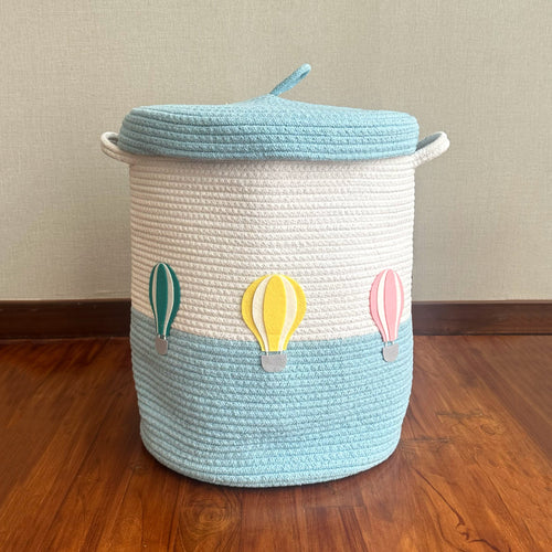 Blue Balloon Storage Basket