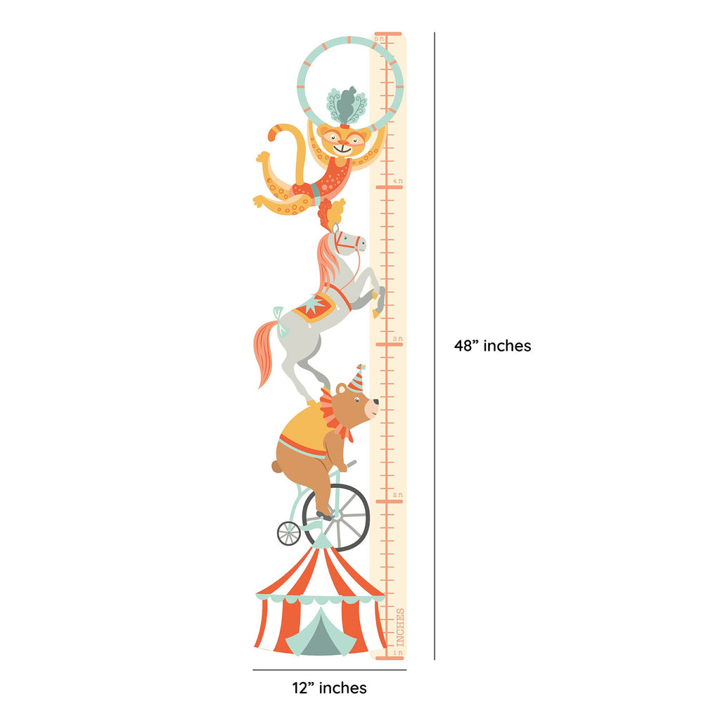 Circus Animals Height Chart