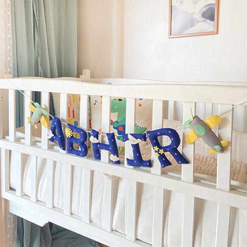 Aeroplane Theme Name Hanging