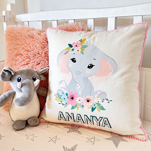 Elephant Throw Cushion