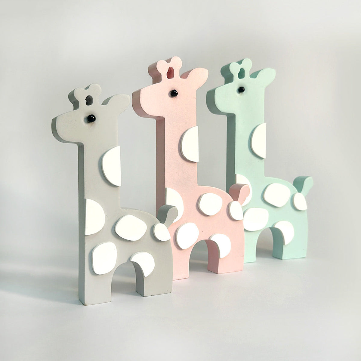Giraffe Family Nursery Figurines