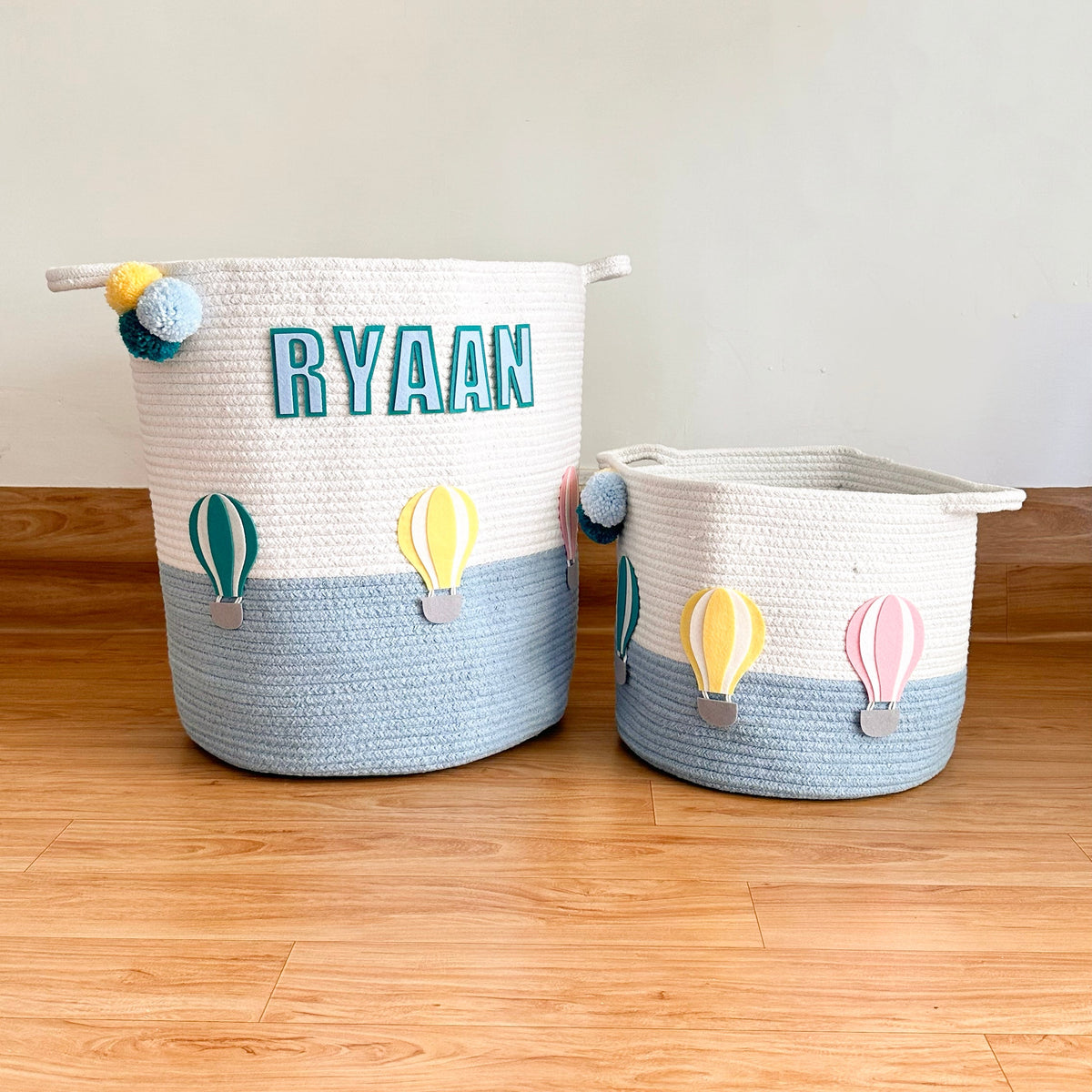 Blue Balloon Storage Basket