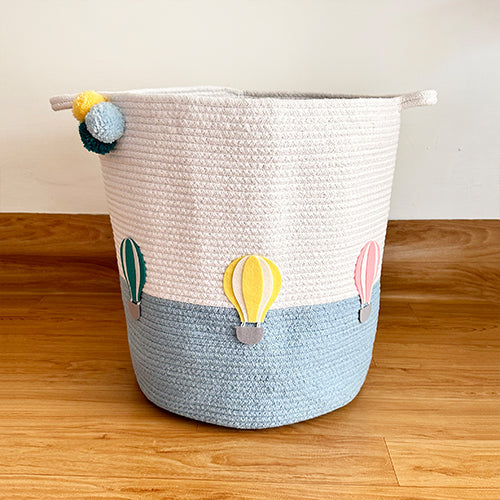Blue Balloon Storage Basket