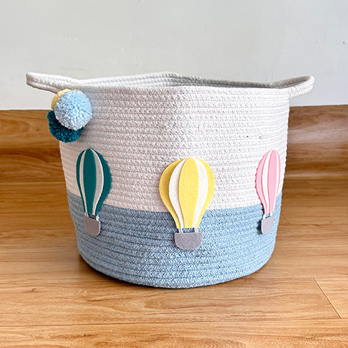 Blue Balloon Storage Basket