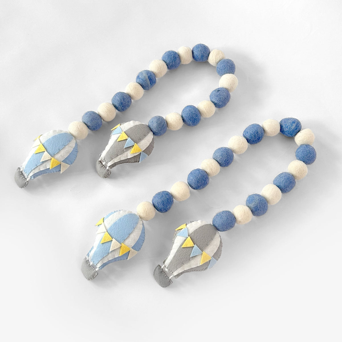 Blue Balloon Curtain Ties