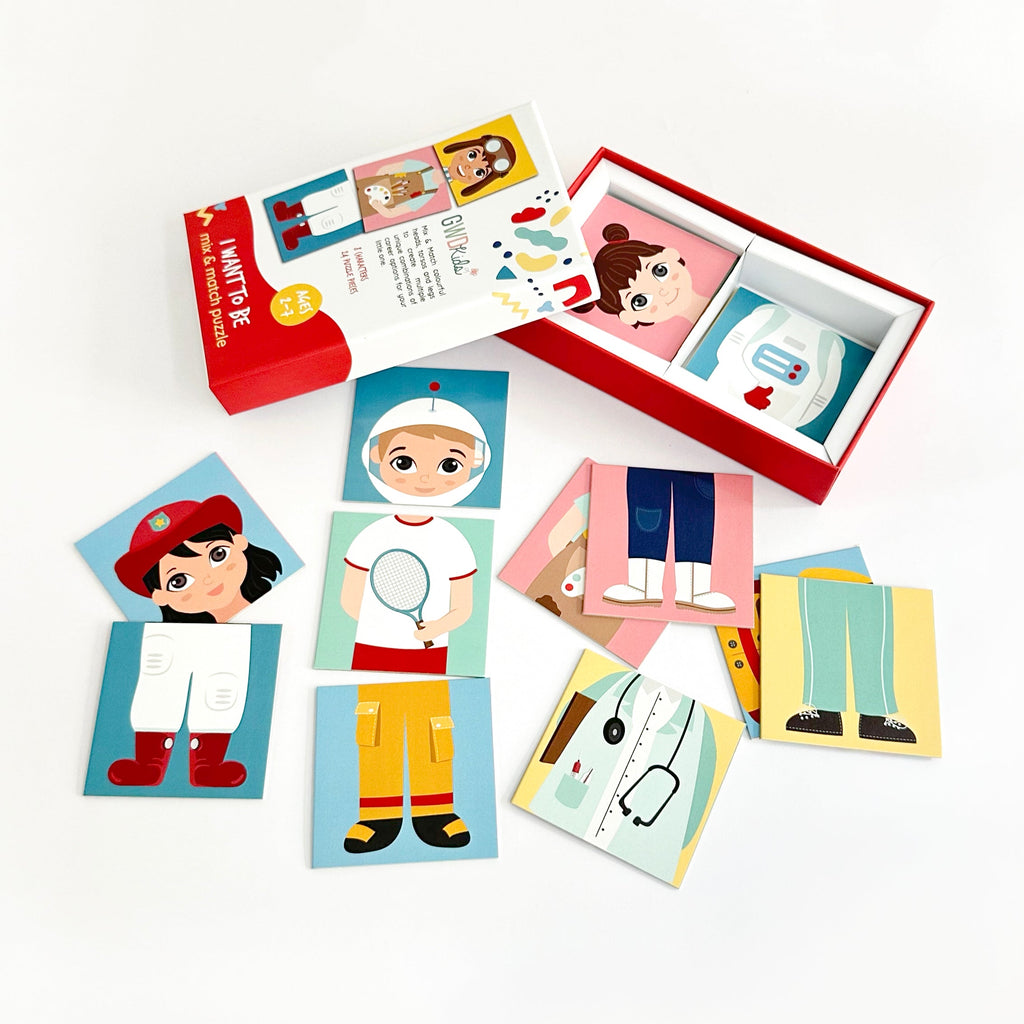 Career Mix Match Puzzle
