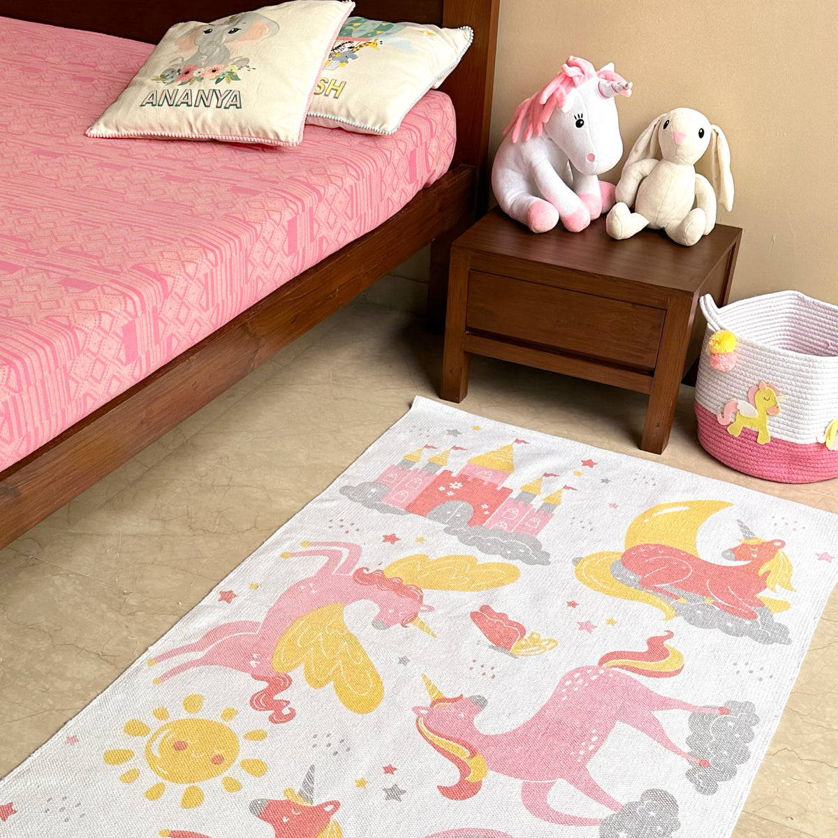 Unicorn Land Nursery Rug
