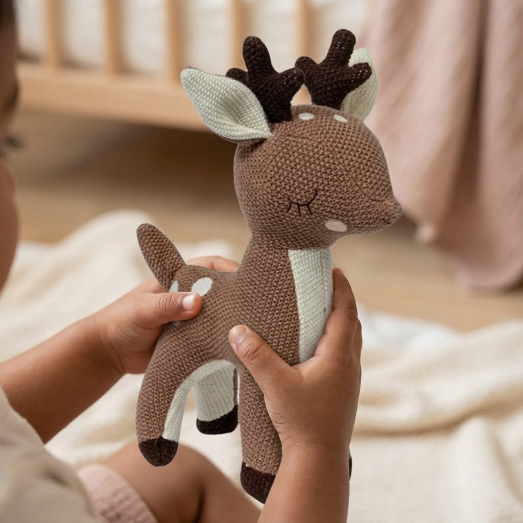 Deer Knitted Soft Toy