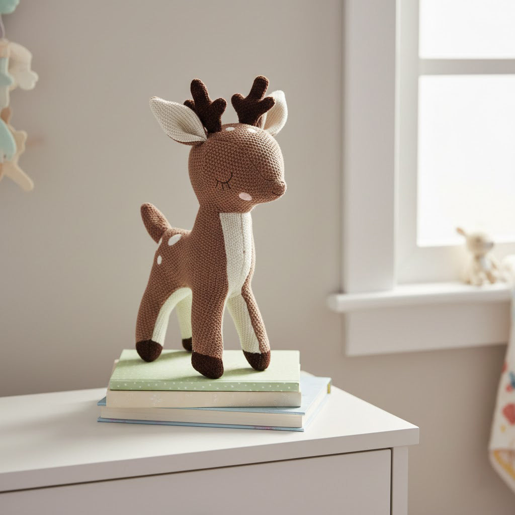 Deer Knitted Soft Toy