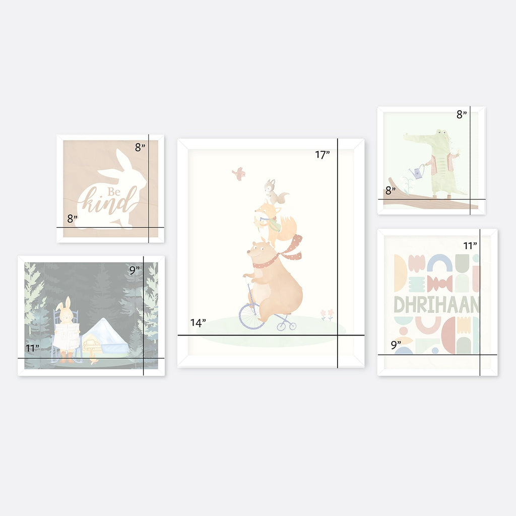 Woodland Wall Art Set